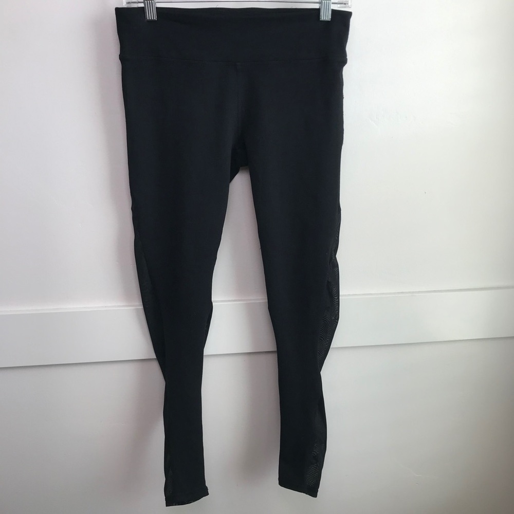 Fabletics Black Mesh Polly Capri